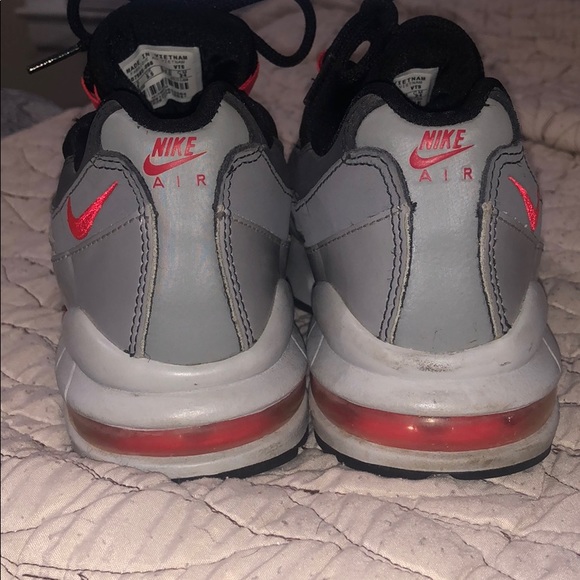 Nike Air Max 98 Black Gray Solar Red - Picture 4 of 6